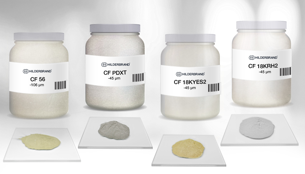 precious metals powders for brazing pastes