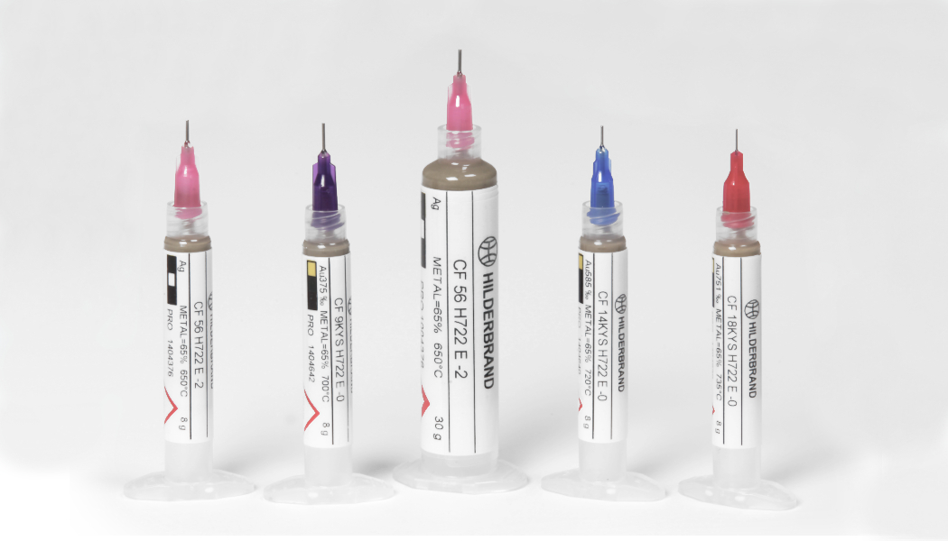 Gold and Silver brazing pastes by Hilderbrand